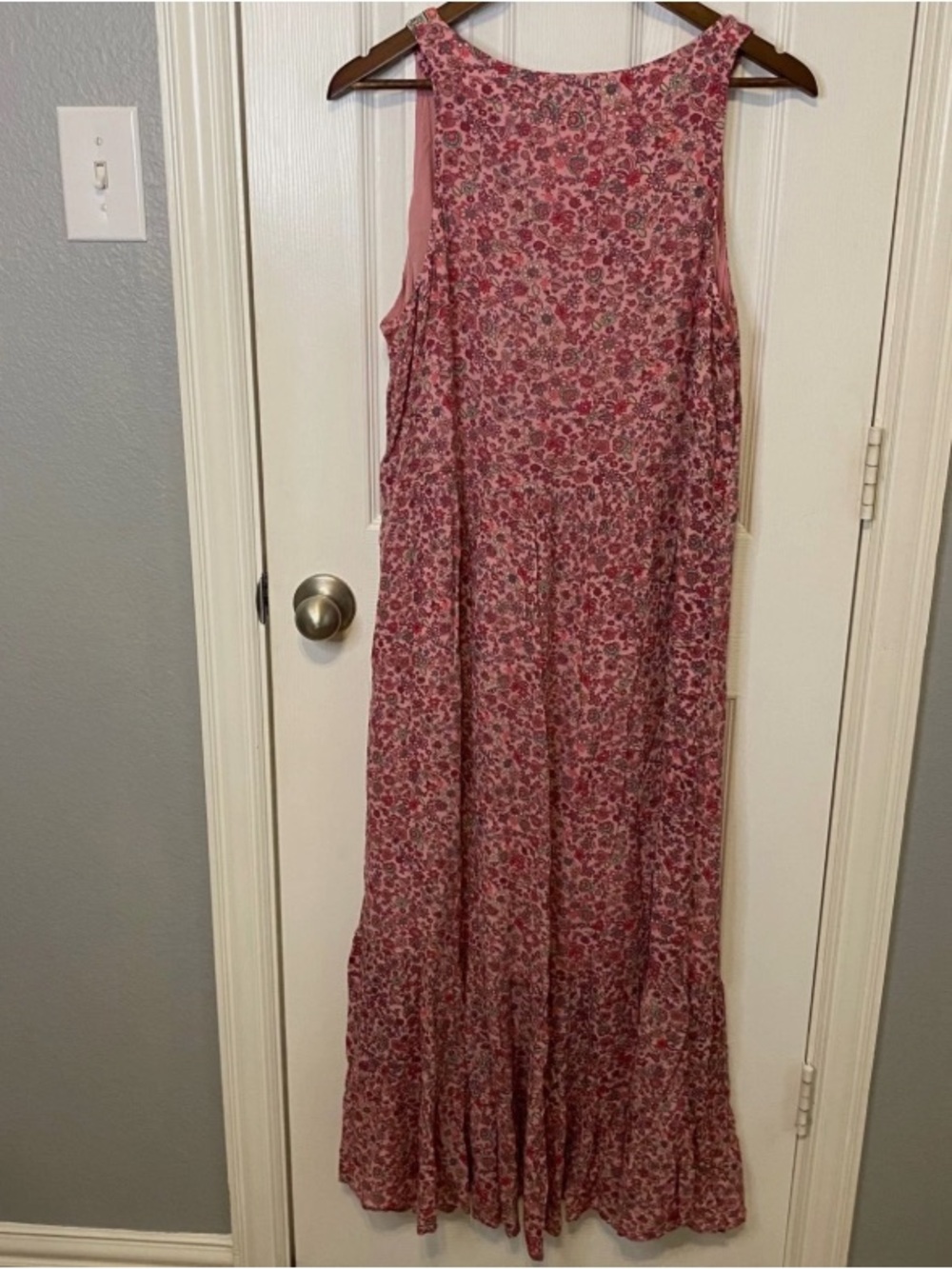 J. Jill Pink Floral Midi Sundress